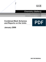 L a Level Chemistry Salters MS Jan 06