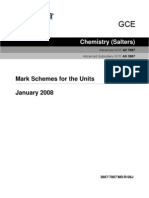 L a Level Chemistry Salters MS Jan 08