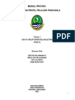 Modul Proyek Penguatan Profil Pelajar Pancasila: Tema 1