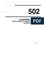 Loadwise 502 RCI Operators Manual