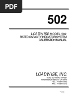 Loadwise 502 RCI Calibration Manual