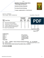 Provisional Result (Resitting) : Sam Higginbottom University of Agriculture, Technology and Sciences