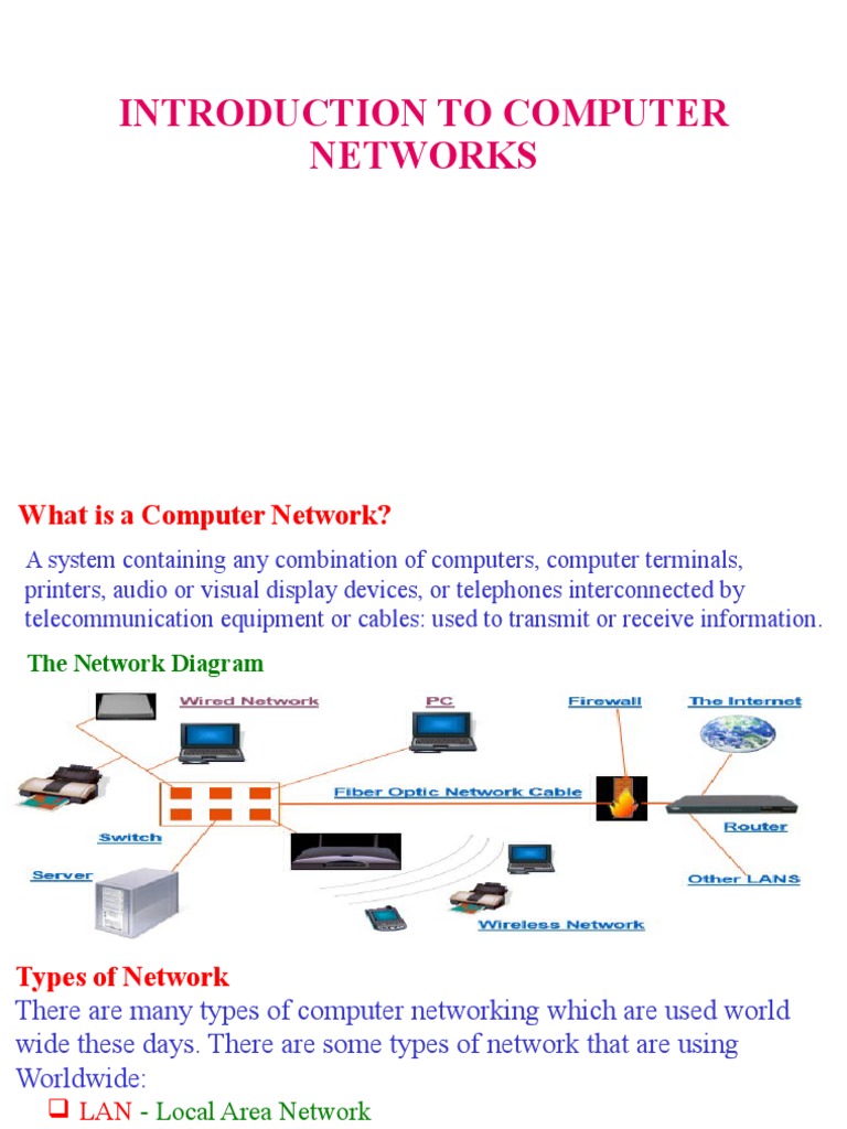 Introduction To Computer Networks | Download Free PDF | Computer ...