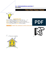 Demonstratives Pronouns Exercises