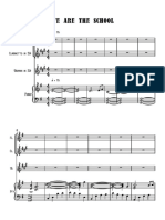 We Are The School Doppio - Partitura e Parti