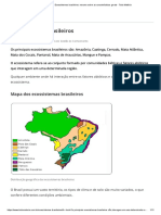 Ecossistemas Brasileiros - Resumo Sobre As Características Gerais - Toda Matéria