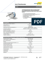 Data Sheet For Precision Potentiometer: Singleturn Wirewound Potentiometer Series RPS50
