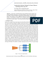 Broadband RF Communication System Design For Smart Houses Including Wi-Fi and 5G