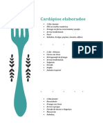 OPÇÕES DE CARDÁPIOS BDB (atualizado)