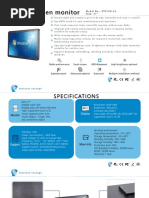 Capacitive Round Corner Touch Monitor