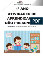 Atividades Educação 1o Ano