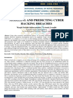Modeling and Predicting Cyber Hacking Breaches: Ranjit Patnaik Sekharamantri, Avinash Grandhi