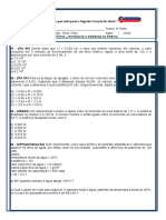 Lista de Execícios de Potência e Energia Elétrica 3 Série