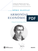 Armonía Económicas. Friederich Bastiat.