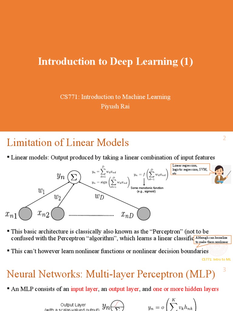 CS771: Introduction To Machine Learning Piyush Rai | PDF | Artificial ...
