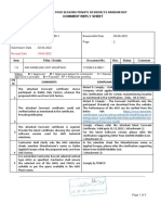 Comment Reply Sheet: Project Name: Four Seasons Private Residences Bahrain Bay