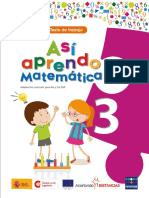 Así Aprendo 3 Matemática 4to y 5to EGB