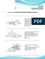 Lumbar Spine Range of Movement Exercise Program: Coastal West Sussex