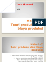 PE-07 Teori Produksi Biaya Produksi - Sharing