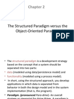 The Structured Paradigm Versus The Object-Oriented Paradigm