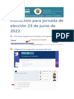 Instructivo de Votación