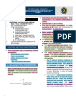 Midterms: Calculations Used in Analytical Chemistry Part 3: Outline