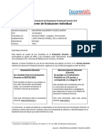 Informe de Evaluación Individual