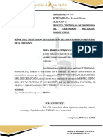 Pongo de Conocimiento Domicilio Real Del Demandado..