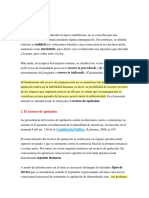 Introducción: Efectos Que Se Manifiestan Cuando El Legislador Expresamente Advierte Cual Será La