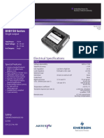 BXB150 Series: Electrical Specifications