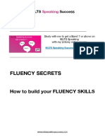 IELTS Speaking Lesson Notes - FLUENCY SECRETS