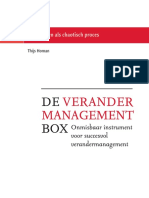 Veranderen Als Chaotisch Proces. Deel 17. Thijs Homan DE VERANDER MANAGEMENT BOX. Onmisbaar Instrument Voor Succesvol Verandermanagement