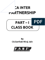 CA INTER PARTNERSHIP CLASS BOOK