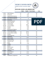 Presupuesto de CLinica (Calculos y Metrados)