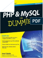 PHP y Mysql para Dummies - Janet Valade