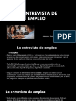 La Entrevista de Empleo