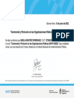 Ceremonial y Protocolo en Las Organizaciones Públicas (IN NT 45820) - Certificado de Finalización 696509