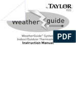 Instruction Manual: Weatherguide System Indoor/Outdoor Thermometer