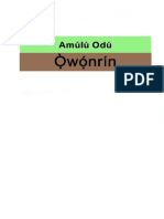 06 - Amulu Odu Owonrin