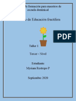 Educación Fructifera. Taller 1