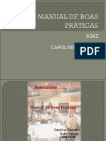 MANUAL DE BOAS PRÁTICAS PARA ALIMENTOS