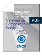 Capa Catálogo de Composição de Serviços - 3 Edição