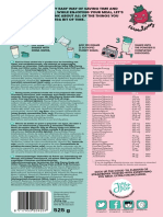 Plenny Shake Nutritional Label