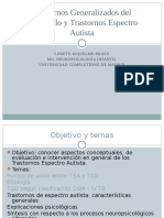 Trastornos Generalizados Del Desarrollo y Trastornos Espectro Autista