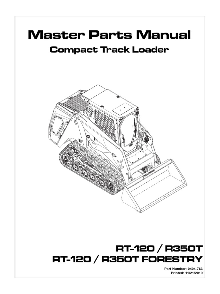 ASV RT-120 Parts Manual Overview | PDF | Elevator | Screw