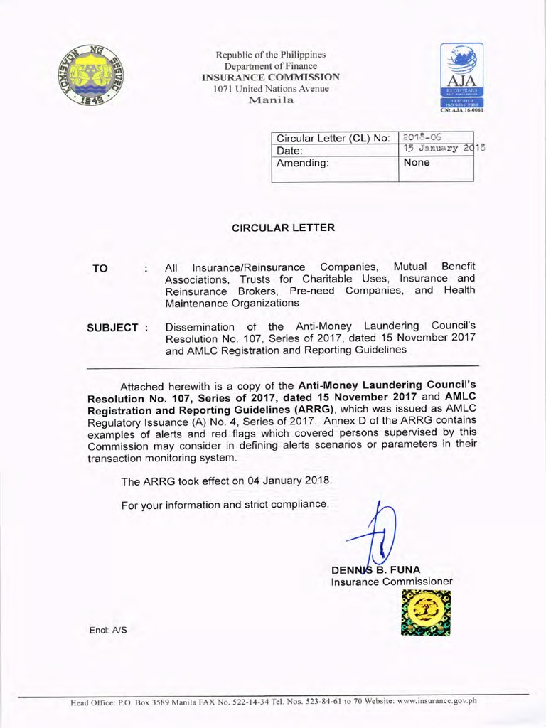 AMLC Registration and Reporting Guidelines | PDF | Money Laundering | Banks