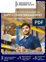 Advanced Programme In: Supply Chain Management