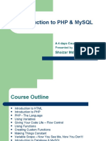 PHP MySQL Basic Training Slides