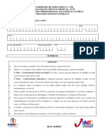 Processo seletivo da residência multiprofissional em saúde da família da UPE