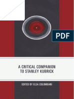 A Critical Companion To Stanley Kubrick (Elsa Colomban)